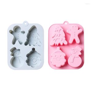 Baking Moulds Christmas Cakes Mould Handmade Soap Molds Complementary Food DIY Gadgets