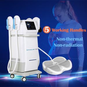 2022 H￶gkvalitativ bantning 12 Tesla 4 Handle EMS Body Sculpting Slimming Beauty Machine