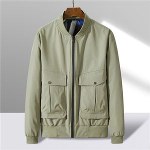 Mens Windproof Bomber Jacket Coats with Flap Pocket Fall Full Zip Active Outwear Baseball Coat Plus Size 5xl 6xl 7xl 8xl 9xl