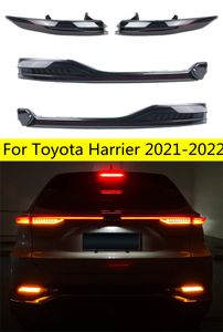 4PCS/set Taillights for Toyota Harrier 2021-2022 LED Turn Signal Lights Rear Fog Brake Reversing Tail Lamp Accessories