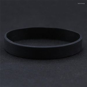 Charm Bracelets 2 Pcs/set Silicone Rubber Wristband Flexible Sports Casual Bangle Fitness Couple