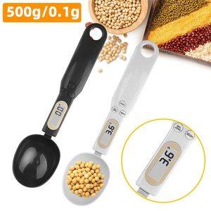 Measuring Tools 500g LCD Digital Kitchen Scale Electronic Cooking Food Weight Measuring Spoon Grams Coffee Tea Sugar Spoon Scale Kitchen Tools 220830