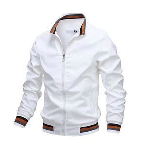 Giacche da uomo Youth Business Trend Leisure Stand Collar Thread Zipper Jacket Sport Cappotto allentato Taglia personalizzabile S5XL 220901