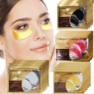 Kristall Kollagen Gold Pulver Augenpflege Maske Anti-Aging Augenringe Akne Schönheit Patches Für Augen Hautpflege Masken
