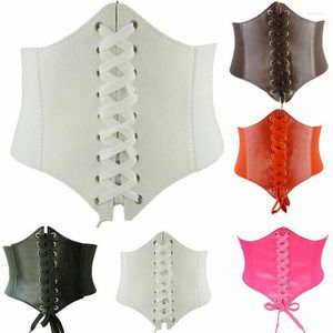 Belts Women Waist Trainer Elastic Belt Fashion Female Extra Wide Tight Corset Workout Tie Slimming Body Shaper