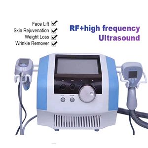 2022 Home Use Beauty Items Portable Type 2 Handles Exili Ultra 360 Body Slimming Rf Ultrasonic Face Lifting Anti Wrinkle Machine