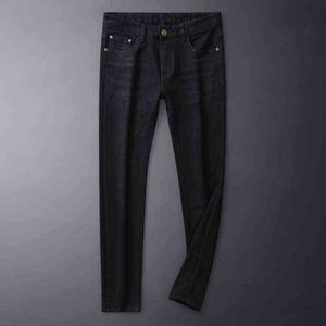 Мужские джинсы дизайнер End High Printed осенняя мода тренд маркировки серая черная царапина штаны 3WOM