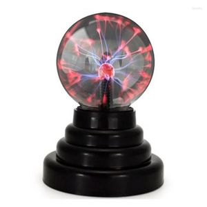 Juldekorationer Plasma Ball Atomosphere Night Light Lava Lamp Supply by USB and Batteries Kids Gift 2022 Magic Bolt LEDLAMPEN
