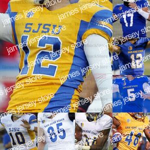 Jersey de futebol San Jose State Spartans Sjsu Josh Love Dejon Packer Nick Nash Walker Gaither Hamilton Osuna Starkel R