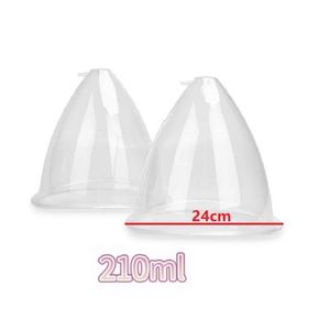 Nuova attrezzatura portatile per modellare taglia XXXL 24 cm 210 ml 9,5 pollici tazze di testa per macchina BBL ingrandimento del seno vuoto xxxl mozziconi tazza mega coppe glutei