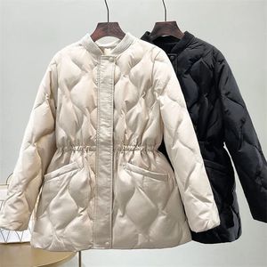 Parkas mulheres engrossar casaco leve curto jaqueta acolchoada outwear quente parka primavera outono inverno 220902