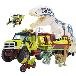 539PCS Technic Dinosaur Mobile Laboratory Truck Bouwsten