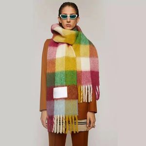 Designer Winter Shawl Warm Long Scarves Stal Men and Women General Style Cashmere Scarf filt Scarf Womens Style Colorful Plaid Cape 2235ij