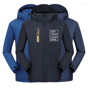 Erkek Ceketler Özel Baskı Logosu Sonbahar Kış Softshell Ceket Açık Hava Spor Giyim Erkekler Yürüyüş Kampı Kayak yapan trekking erkek kadın