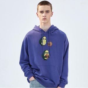 Herren Hoodies Freche Avocado Schöne Drucke Anime Herren Harajuku Lose Streetwear Haut Freundliche Hoody Herbst Fleece Mit Kapuze Männer