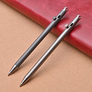 Mini port￡til Titanium Pen Edc Gadgets ao ar livre Equipamento de chaveiro Pen