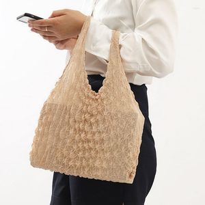 Evening Bags 2022 SALE Magic Expansion Pleated Flexible Stretch Mini Bag Large Capacity Elastic Portable Shopping Handbag Tote