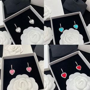 2022 Top Design heart Charm love Designer Earrings brandjewelry8 Earring Designer for Women studs set luxury earing luxurious jewelry cjeweler never fade diamond