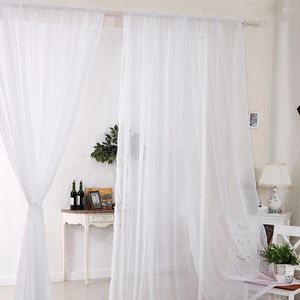 Tenda Europa Tende Bianche Solide Per Soggiorno Cucina Decorazione Della Finestra Tulle Trasparente Trasparente La Camera Da Letto