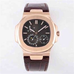 Luxury Mechanical Watch ZF Factory ETA 240 Multifunction Movement 40mm Rose Gold 5712 Brand PP
