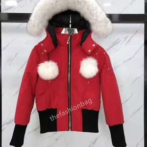 Winter Mens Downs Parkas Wolf Furt Windbreaker Coat gruba ciepła z kapturem kurtka podmorska