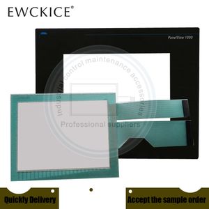 PanelView 1000 części zastępczych 2711-T10C15 2711-T10C15L1 HMI 2711-T10C16 2711-T10C16L1 Przemysłowy ekran dotykowy i folia z przednią wytwórnią