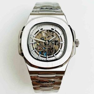 Designer Watches Commodity Mens Commercial Rostless Steel Hollow Out Automatic Mechanical Watch