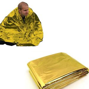 Hypothermia rescue first aid kit camp keep foil mylar lifesave warm heat bushcraft outdoor thermal dry emergent blanket survive
