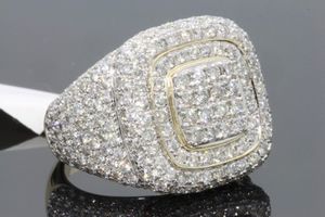 Alianças de Casamento Clássicas Joias de Luxo Prata Esterlina 925 Pave Branco Safira CZ Diamante Pedras Preciosas Preenchimento de Ouro 18K Mulheres Homens Casamento Banda de Noivado Anel Presente