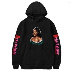 Мужские капюшоны Keke Palmer Женщины мужские толстовка с длинным рукавом унисекс повседневная уличная одежда