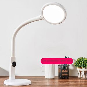 Lâmpadas de mesa Lâmpada de proteção para proteção para os olhos LED de mesa flexível Toque