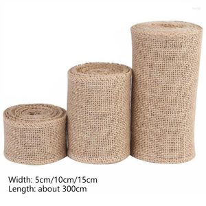 Party Decoration 1 Meter/Roll Natural Jute Roll Antique Wedding Christmas Supplies