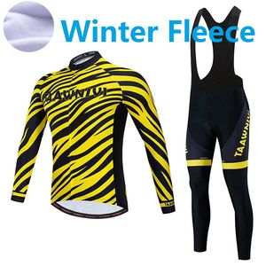 2024 Pro Black Green Mens Winter Cycling Jersey Set Long Sleeve Mountain Bike Cycling Clothing Breattable Mtb Bicycle Clothes Wear Suit M23