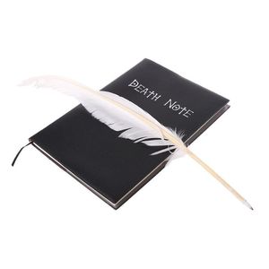 Notepads Death Note Cosplay Notebook Feather Pen Book Animation Art Writing Journal 220902