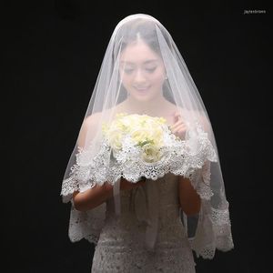 Cabeças GH0505B Ponto de noiva de ponta de ponta coreana Acessórios de casamento longos coreanos Super Lace 3 metros Véu