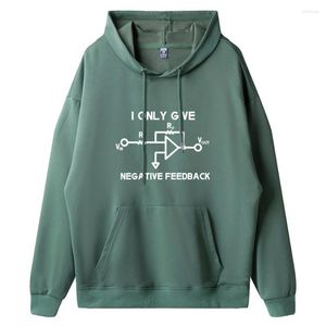 Erkek hoodies negatif geri bildirim bilgisayar mühendisi erkekler pamuk uzun kollu komik baskı gömlek camisetas sweatshirt