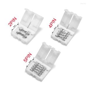 Acessórios de iluminação 5-100pcs RGBW Conector de LED 5pin 10mm 2pin 4pin Solding livre para 3528 color