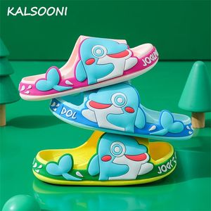 Slipper Cute Children Summer Slippers EVA Non-slip Soft Cartoon Slippers for Kids 220902