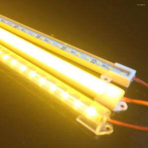 ライト10pcs 50cm 5730 LED剛性ストリップフルスペクトル赤と青の光の水耕栽培グリーンハウスガーデンフラワープラント