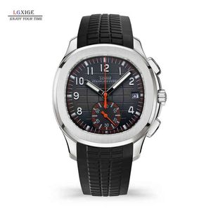 Luksusowe zegarek dla mężczyzn zegarki mechaniczne męskie granat sportowy Wodoodporny wielofunkcyjny Luminous Geneva Brand Sport WristWatches