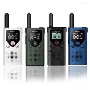 Walkie Talkie Chierda CD18P Design 2 km範囲2つのイヤホン3.7Vバッテリーアームレトビエプロファイルミニスピーカー