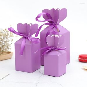 Gift Wrap 1Pcs Wedding Favor Box Multicolor Bags Sweet Candy Boxes For Baby Shower Birthday Guests Favors Event Party