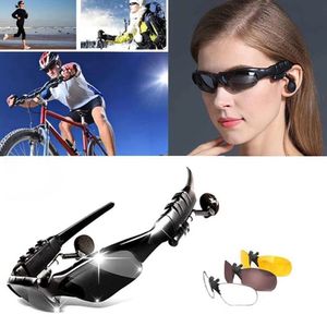 Men fones de ouvido Bluetooth 4.1 Óculos de sol Headphones sem fio Women Sport Earness com fone de ouvido para jogos sem mão de carro sem mão