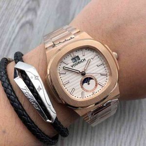 ساعة فاخرة ميكانيكية أوتوماتيكية الرجال 40 مم من الذهب الذهب أعلى جودة الفولاذ ساعة wristwatch ساعات العلامة التجارية
