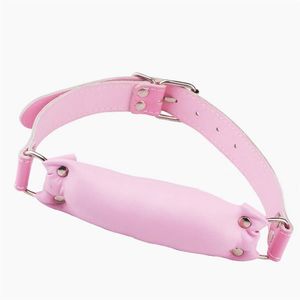 Bit Trainer Bar Soft Ball Gag Leather Bondage Restraint Gag Harness Mouth Ball Gag Sex Toys For Women Sex Products Y18102405284S