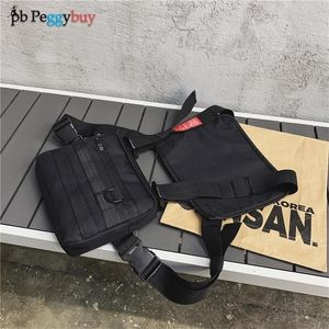 Taille Taschen Multifunktions Weste Brust Schulter Männer Frauen Oxford Tuch Mode Weste HipHop Streetwear Gürtel Tasche 220921