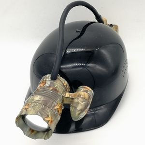 Zoombare LED-Jagdlicht-Camouflage-Stirnlampe aus Aluminiumlegierung