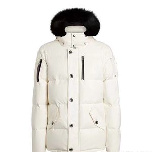 Vinter- och kvinnors huva Down Jacket Fashion Designer Men's Side Pocket Zipper Short Thermal Jacket