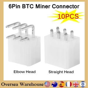 Kable komputerowe 10pcs 6-pinowa moc złącza looper dla Miner Asic Antminer S9 S9K S9J L3 DR3 T9 Z11 Z9 B7 X3 A4 A9 M3 Z1PRO EIBT E10.2