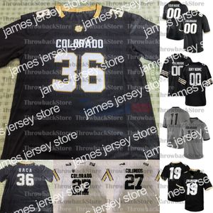 American College Football Wear personalizado Colorado Buffaloes College Football Jerseys Sam Noyer Jarek Broussard Brady Russell Dimitri Stanley Maurice Bell Mustafa